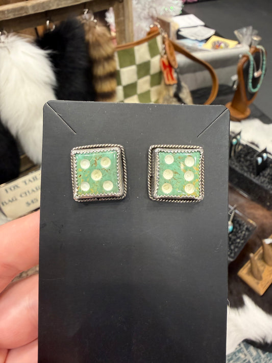 Roll The Dice Studs