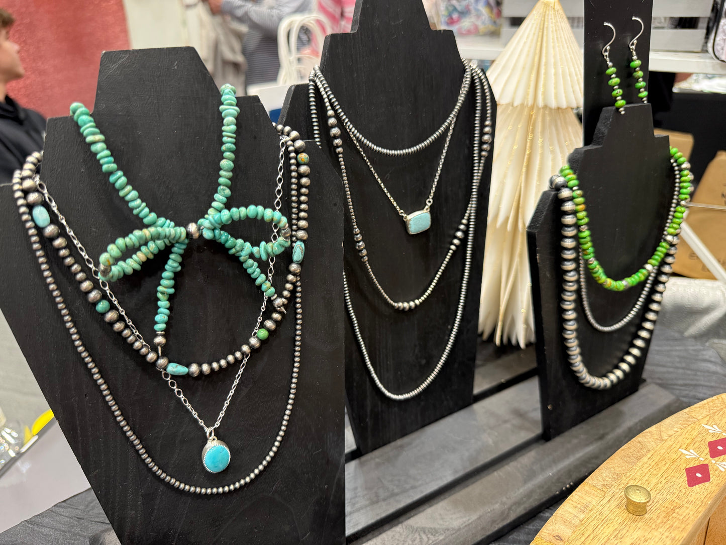 Beaded Bow Necklace