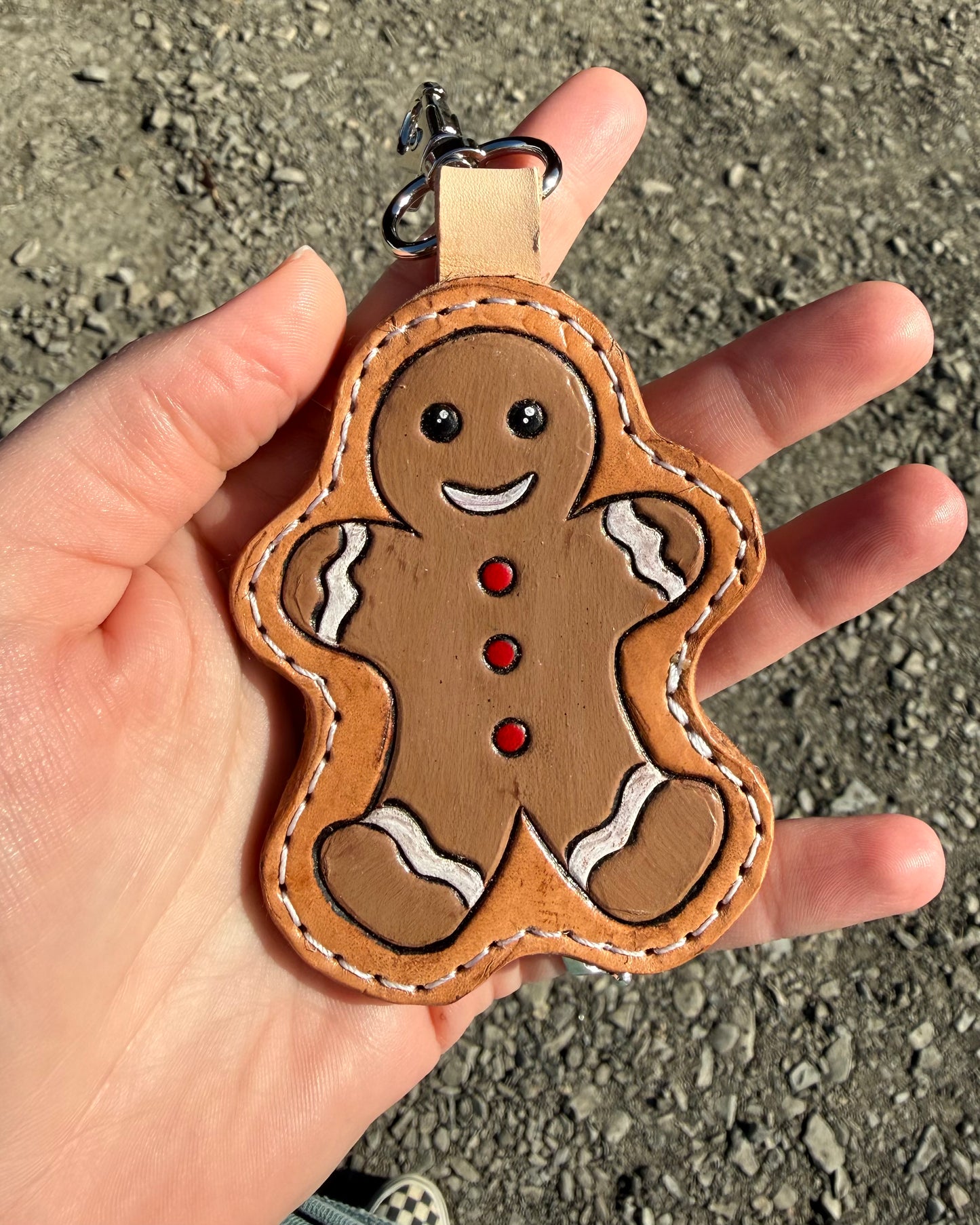 Gingerbread Purse Charm